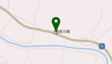 吉川郵便局の地図画像