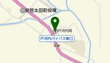 戸河内郵便局の地図画像