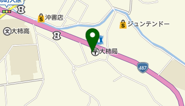 大柿郵便局の地図画像