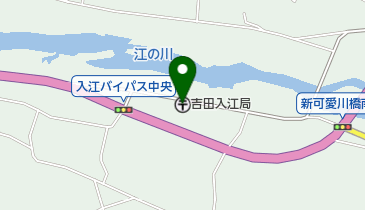 吉田入江郵便局の地図画像