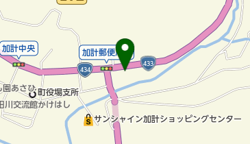 加計郵便局の地図画像