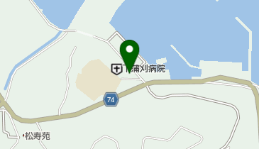 下蒲刈郵便局の地図画像