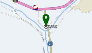 総領郵便局の地図画像