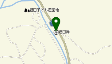 君田郵便局の地図画像