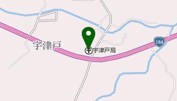 宇津戸郵便局の地図画像