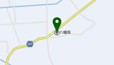 八幡郵便局の地図画像