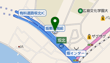 坂郵便局の地図画像