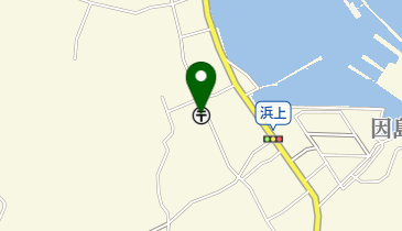 因島三庄郵便局の地図画像