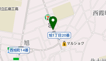 広島旭郵便局の地図画像