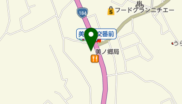 美ノ郷郵便局の地図画像