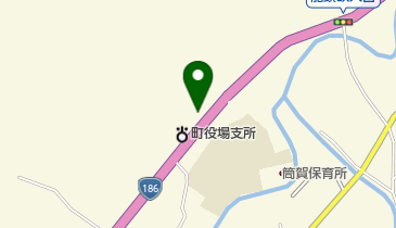 筒賀郵便局の地図画像