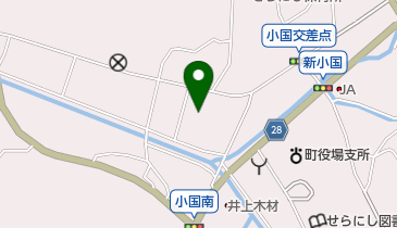 小国郵便局の地図画像