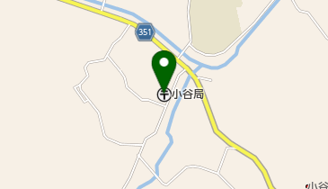 小谷郵便局の地図画像