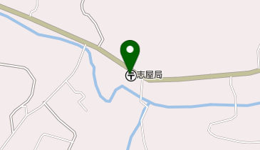 志屋郵便局の地図画像