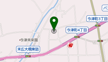 備後今津郵便局の地図画像