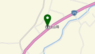 上山郵便局の地図画像