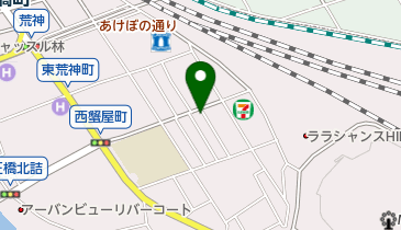 広島蟹屋郵便局の地図画像