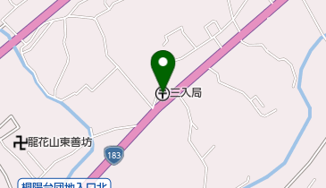 三入郵便局の地図画像