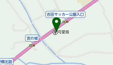 可愛郵便局の地図画像