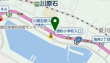 呉海岸郵便局の地図画像