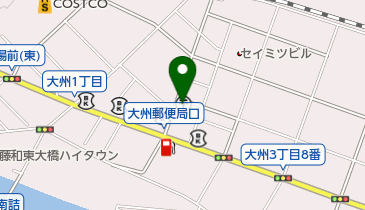 広島大州郵便局の地図画像