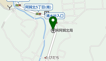 呉阿賀北郵便局の地図画像