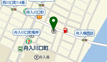 広島舟入川口郵便局の地図画像