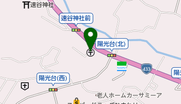 速谷神社前郵便局の地図画像