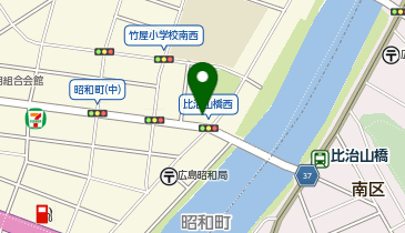 広島鶴見郵便局の地図画像