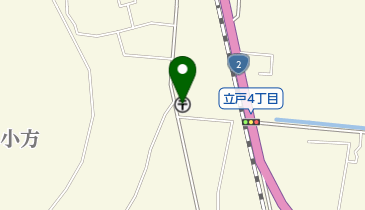 大竹立戸郵便局の地図画像