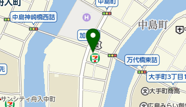 広島加古町郵便局の地図画像