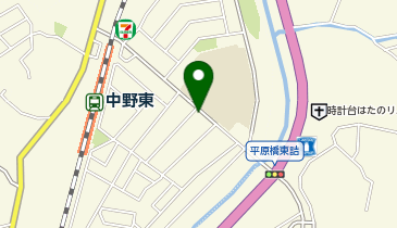 広島中野東郵便局の地図画像