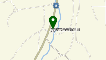 安芸西野簡易郵便局の地図画像