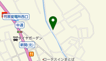 中通簡易郵便局の地図画像