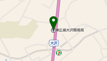 東広島大沢簡易郵便局の地図画像