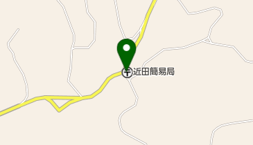 近田簡易郵便局の地図画像