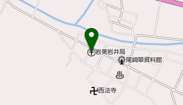 岩美岩井郵便局の地図画像