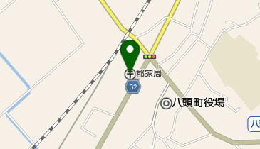 郡家郵便局の地図画像