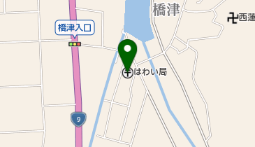はわい郵便局の地図画像
