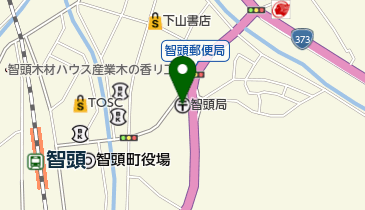 智頭郵便局の地図画像