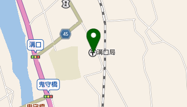 溝口郵便局の地図画像