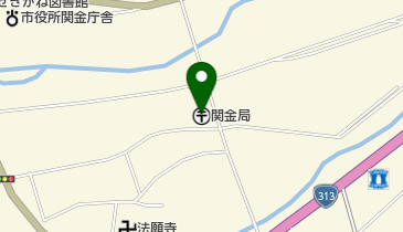 関金郵便局の地図画像