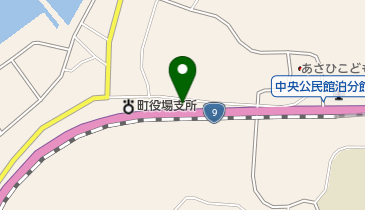 泊郵便局の地図画像