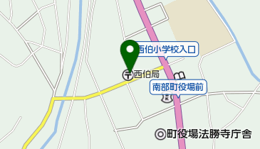 西伯郵便局の地図画像