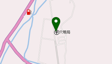 穴鴨郵便局の地図画像