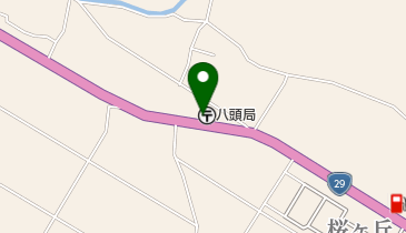 八頭郵便局の地図画像