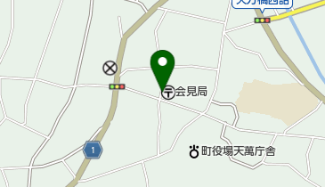 会見郵便局の地図画像