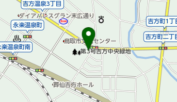 鳥取吉方郵便局の地図画像