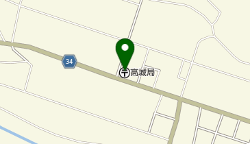 高城郵便局の地図画像