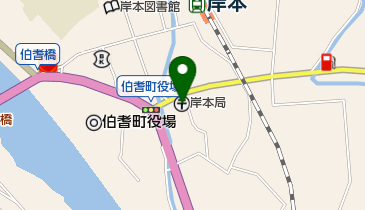 岸本郵便局の地図画像